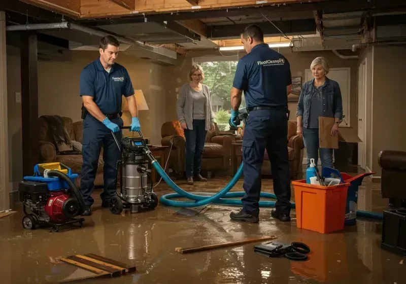 Basement Water Extraction and Removal Techniques process in Whitmore Lake, MI